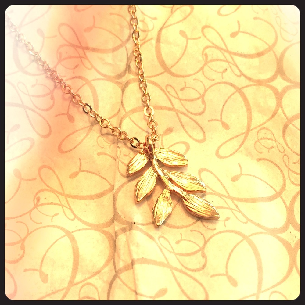 Golden Leaf Necklace